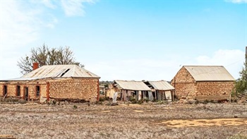 Scrubby sheep country with stone ruins sells for $650,000 near Sedan