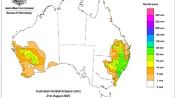 Late winter rainband sets up winter crop through Queensland, northern NSW