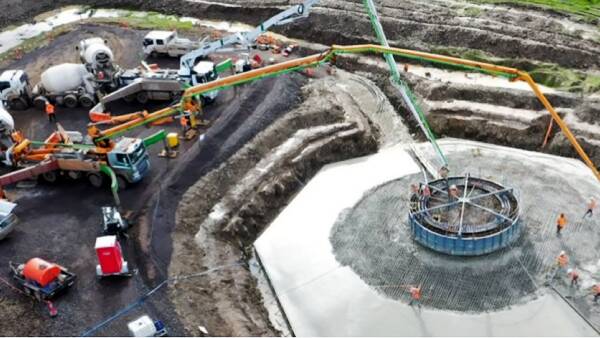 Heavy legacy as wind farms leave hefty concrete turbine bases buried