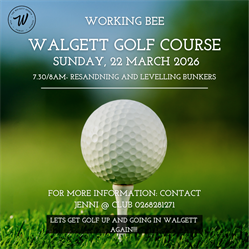 Working Bee Walgett Golf Course
