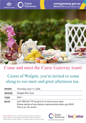 Come and meet the Carer Gateway team