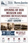 Opening of our Museum and Historic Bicycles Walk combined with an Art Show